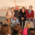 Deux chanceux dans le public